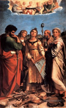  Cecilia Tableaux - Le retable de Sainte Cécile Renaissance Raphaël